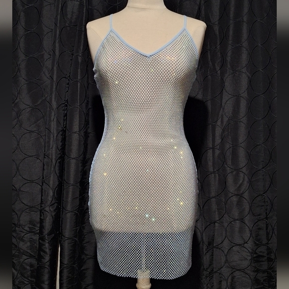 Dresses & Skirts - Sparkly Rhinestone Mesh Dress